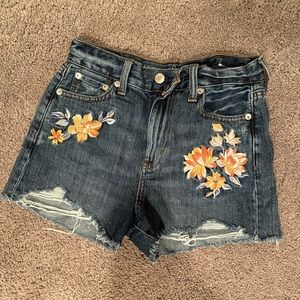 Denim shorts